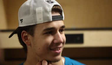 San Jose Sharks' Macklin Celebrini sees Sidney Crosby; Michael Misa waits