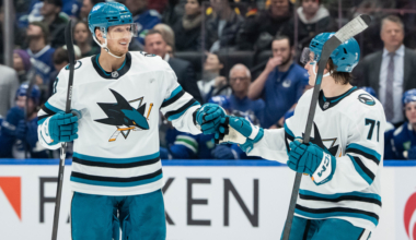 San Jose Sharks, chasing NHL playoffs, beat Vancouver Canucks