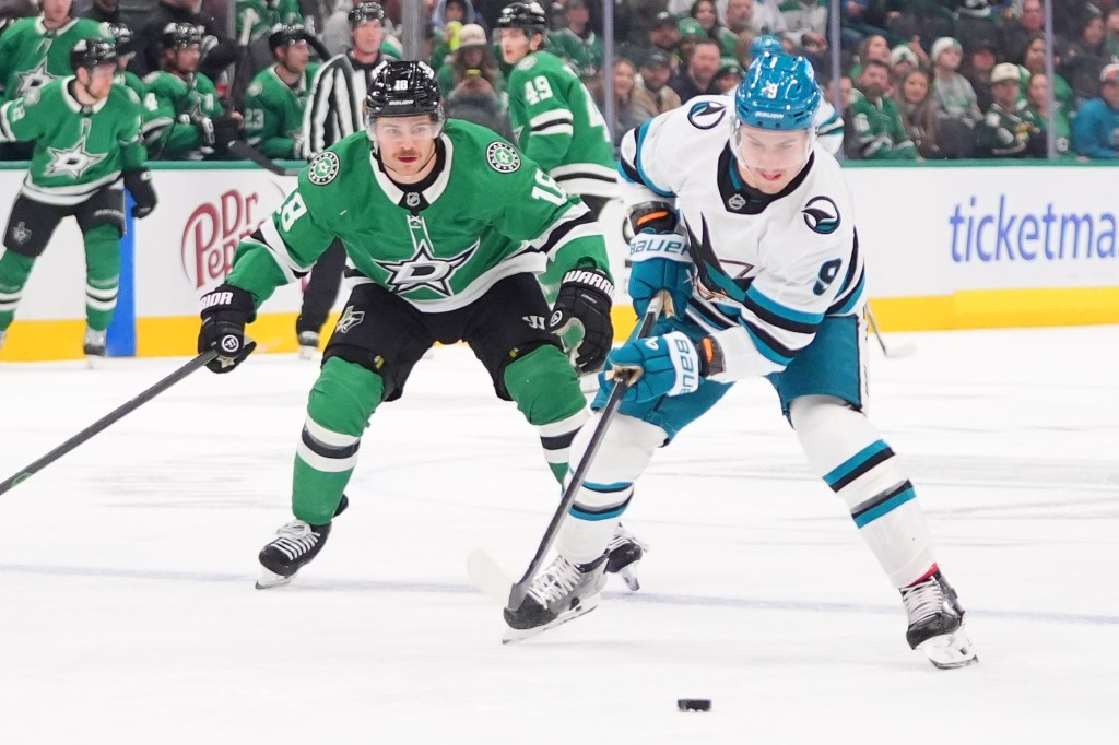 Mikko Rantanen, Dallas Stars hand San Jose Sharks fifth straight road loss