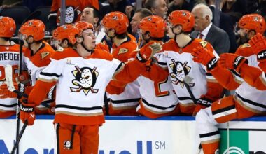 Cutter Gauthier scores twice as Anaheim Ducks beat New York Rangers to snap two-game losing streak