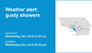 Brace for gusty showers in Orange County Coast and Orange County Wednesday midday – gusts may reach 50 mph – Orange County Register