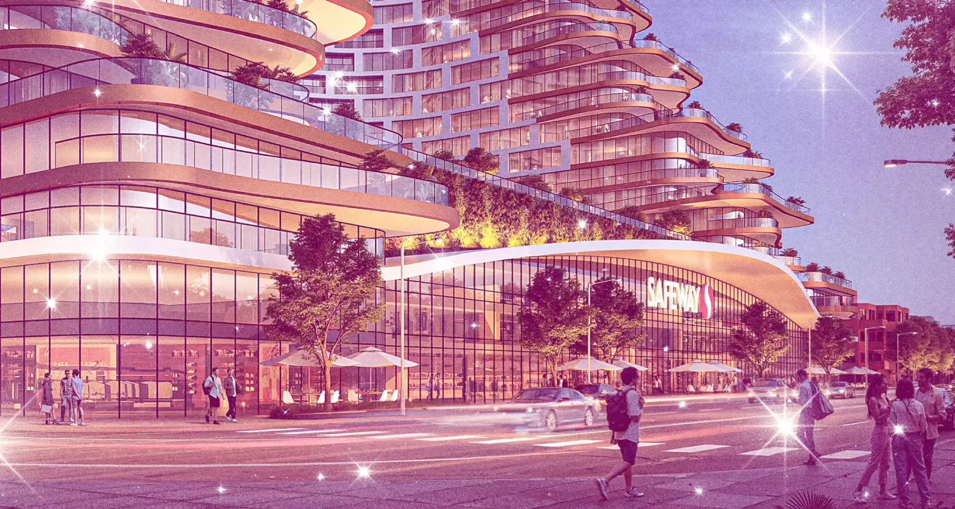 Two San Francisco 49ers players in red and gold uniforms celebrate while Tennessee Titans players in white and navy stand nearby on the football field.