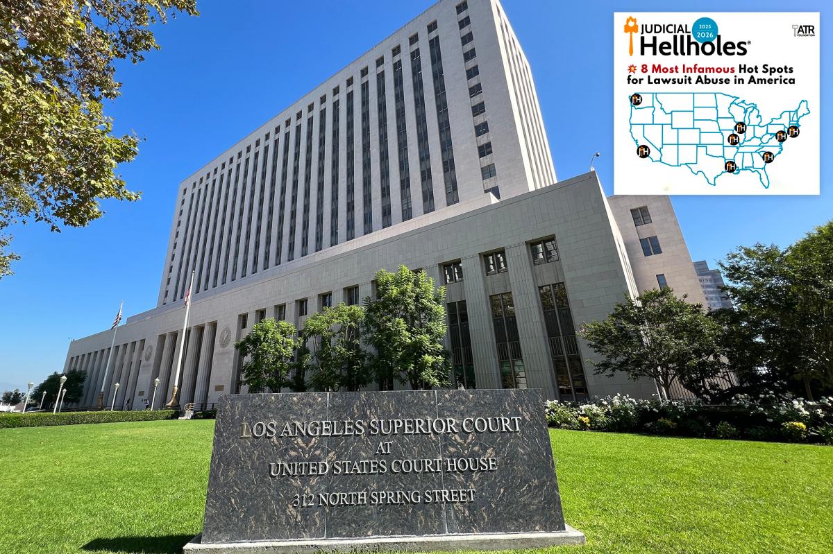 'Nuclear verdicts' make Los Angeles most hellacious U.S. city for lawsuits