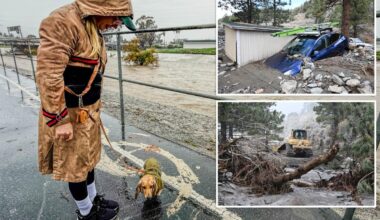 Rainfall hits Southern California, causing evacuations, road closures and fatalities