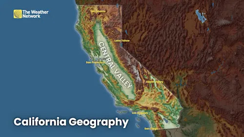 California Geography Central Valley