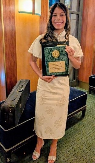 Violinist Carly Tse-Sabella, a sixth-grader at Muirlands Middle School in La Jolla, performed at New York's Carnegie Hall after being awarded honorable mention in the spring American Protégé International Music Talent Competition. (Provided by Dorothy Tse)