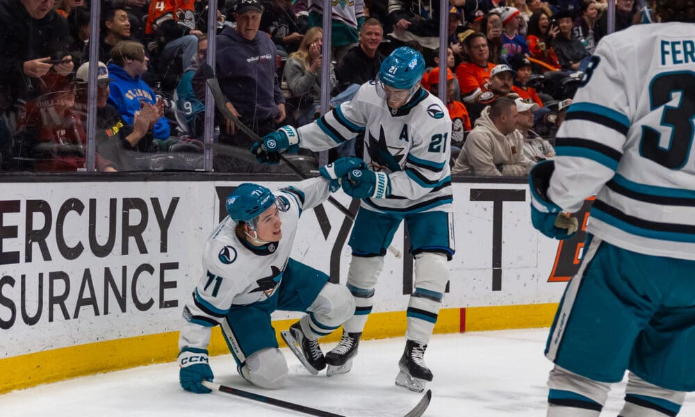 Sharks Locker Room: Celebrini Wills Team to Win