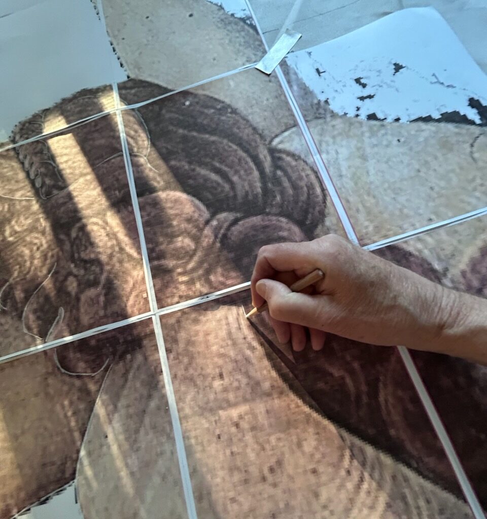 An artist’s remedy: John Robert Peck starts painting The Three Charities | Los Gatan