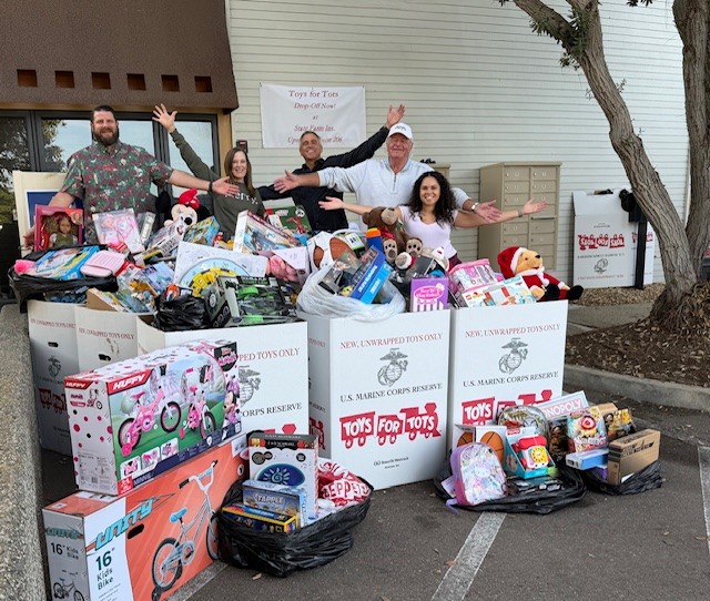 Jim Coleman and Todd DeRenzis State Farm Insurance Agencies’ 2025 ‘Toys for Tots’ campaign surpassed last year’s high number of donations