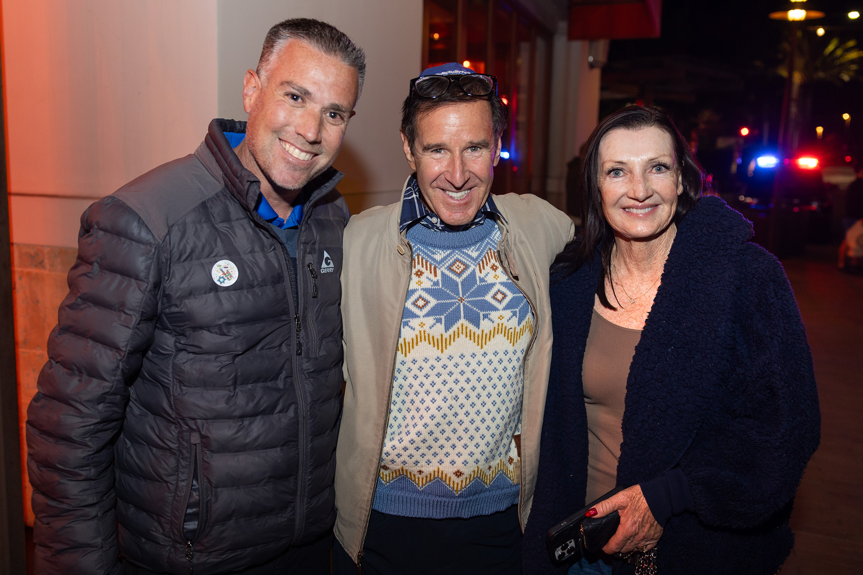 Gilad Hoffman (executive director, Congregation Beth Am), Kenneth and Colleen...