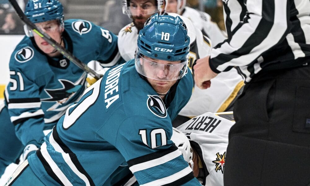 Preview/Lines #35: Dellandrea on How Konopka Helps Sharks Win Faceoffs