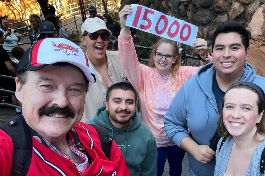 California man marks his 15,000th spin on Disneyland’s ‘Cars’ ride