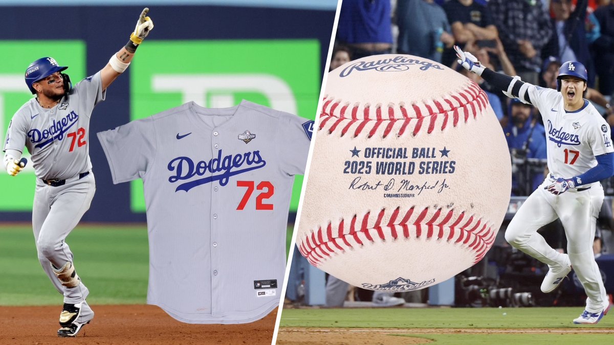 Dodgers World Series items to be auctioned off – NBC Los Angeles