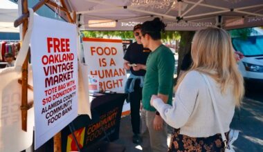 Alameda County food bank partners with vintage store to offer free totes with donations – The Mercury News