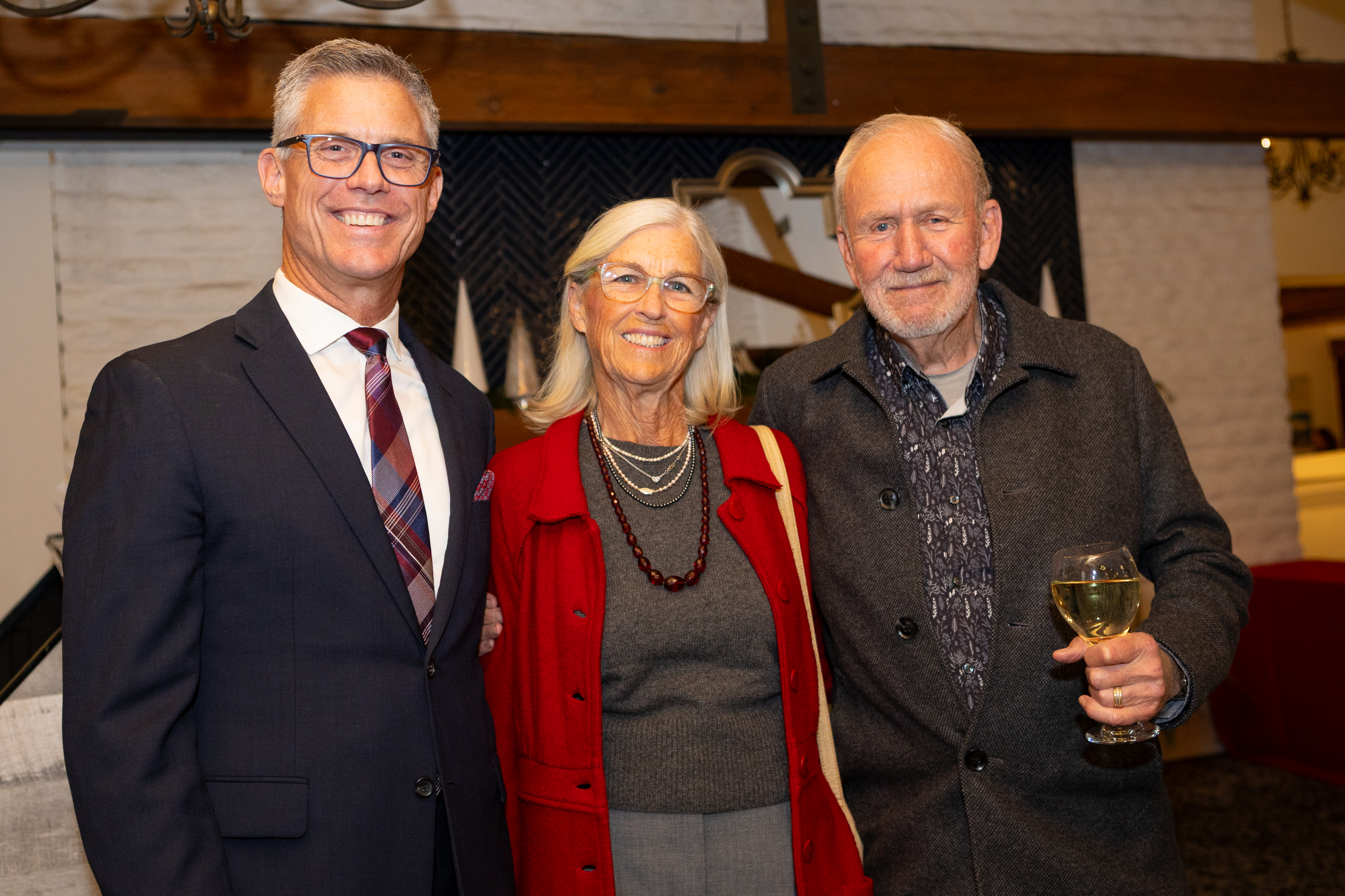 CRC CEO John Van Cleef, Pat Moore and Helmut Kiffmann...