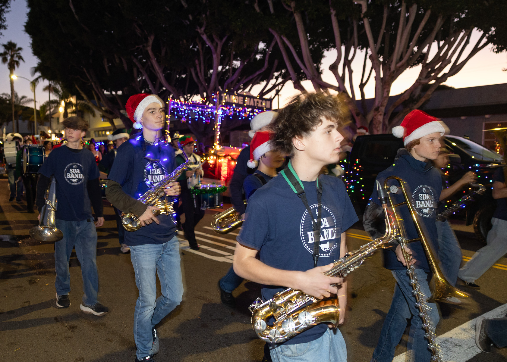Members of the San Dieguito Academy band (Jon Clark)