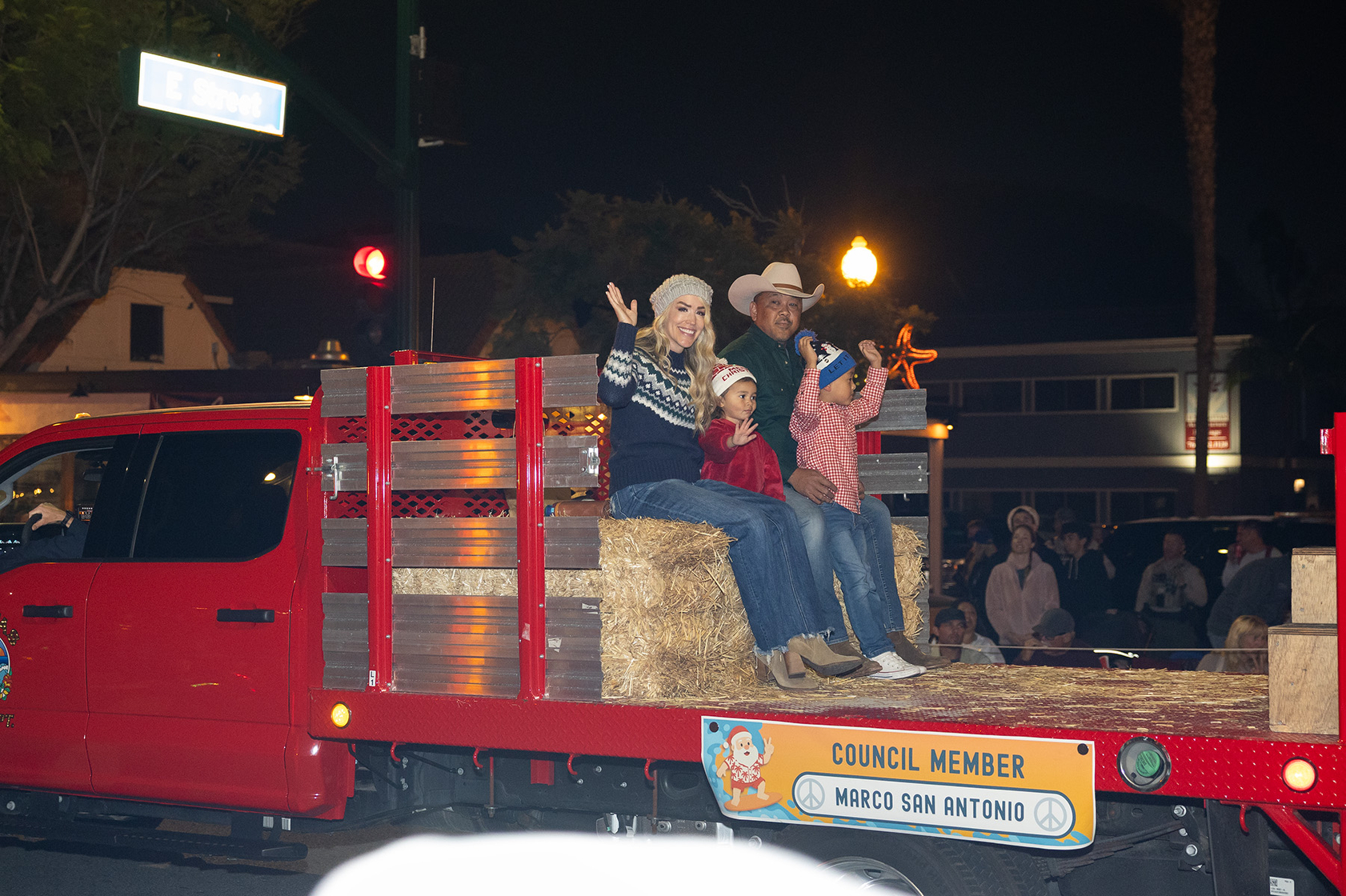 Council member Marco San Antonio and his family (Jon Clark)