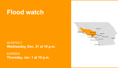 Flood watch issued for 5 Freeway north of LA for Wednesday and Thursday caused by substantial rainfall – Orange County Register