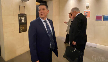 Former Congressman, TJ Cox enters the federal courthouse ahead of sentencing hearing