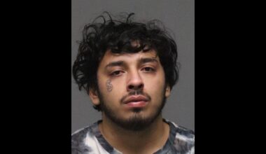 Fresno police arrested Estevan Diaz (pictured) , 23, on Friday, December 19, 2025, for the murder of 24-year-old Faustino Mancilla, who was shot and killed on Oct. 29, 2025, in the area of Poppy Avenue and California Avenue. (Fresno PD)