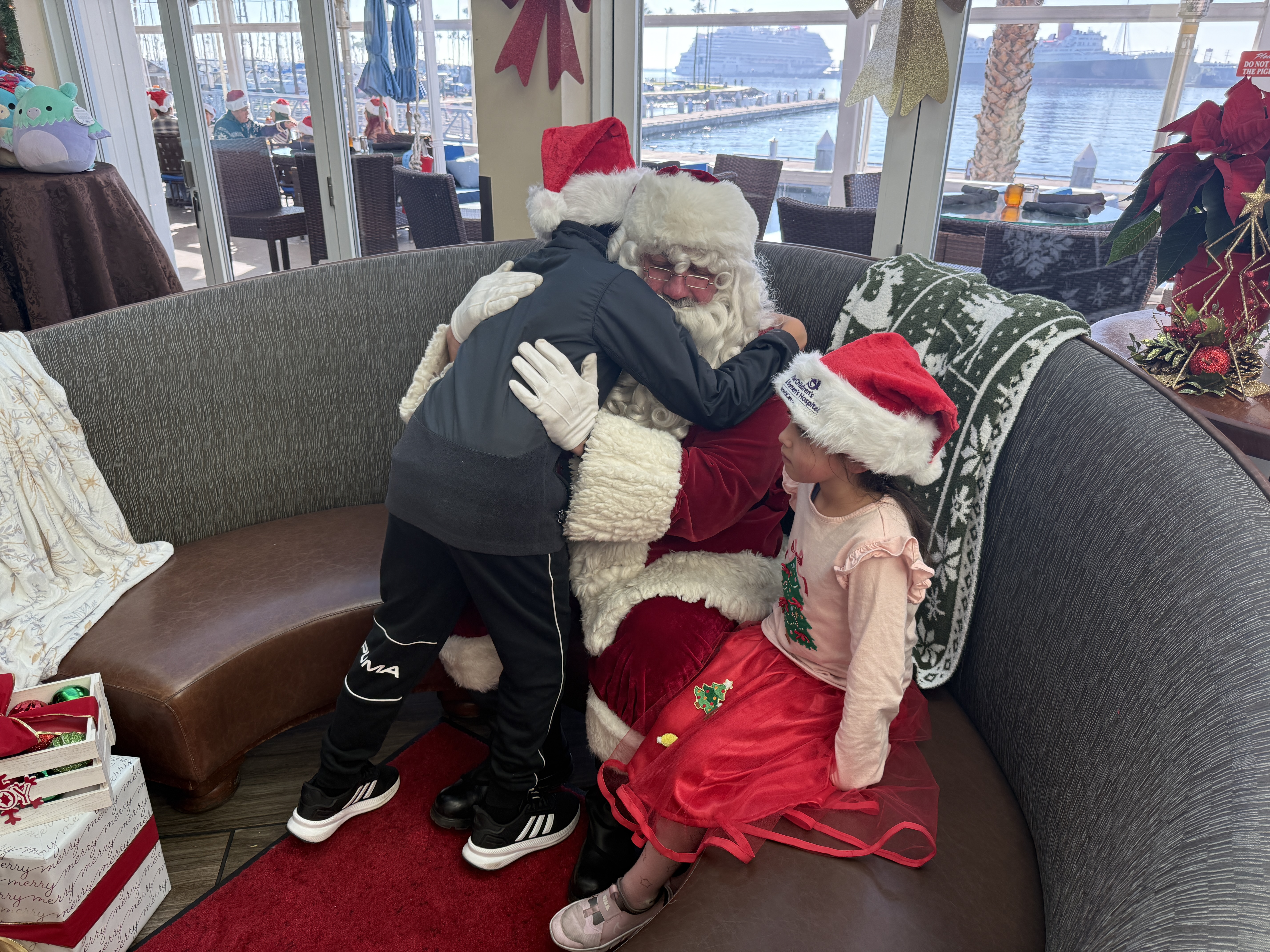 Young patients at Miller Children’s & Women’s Hospital spend time...