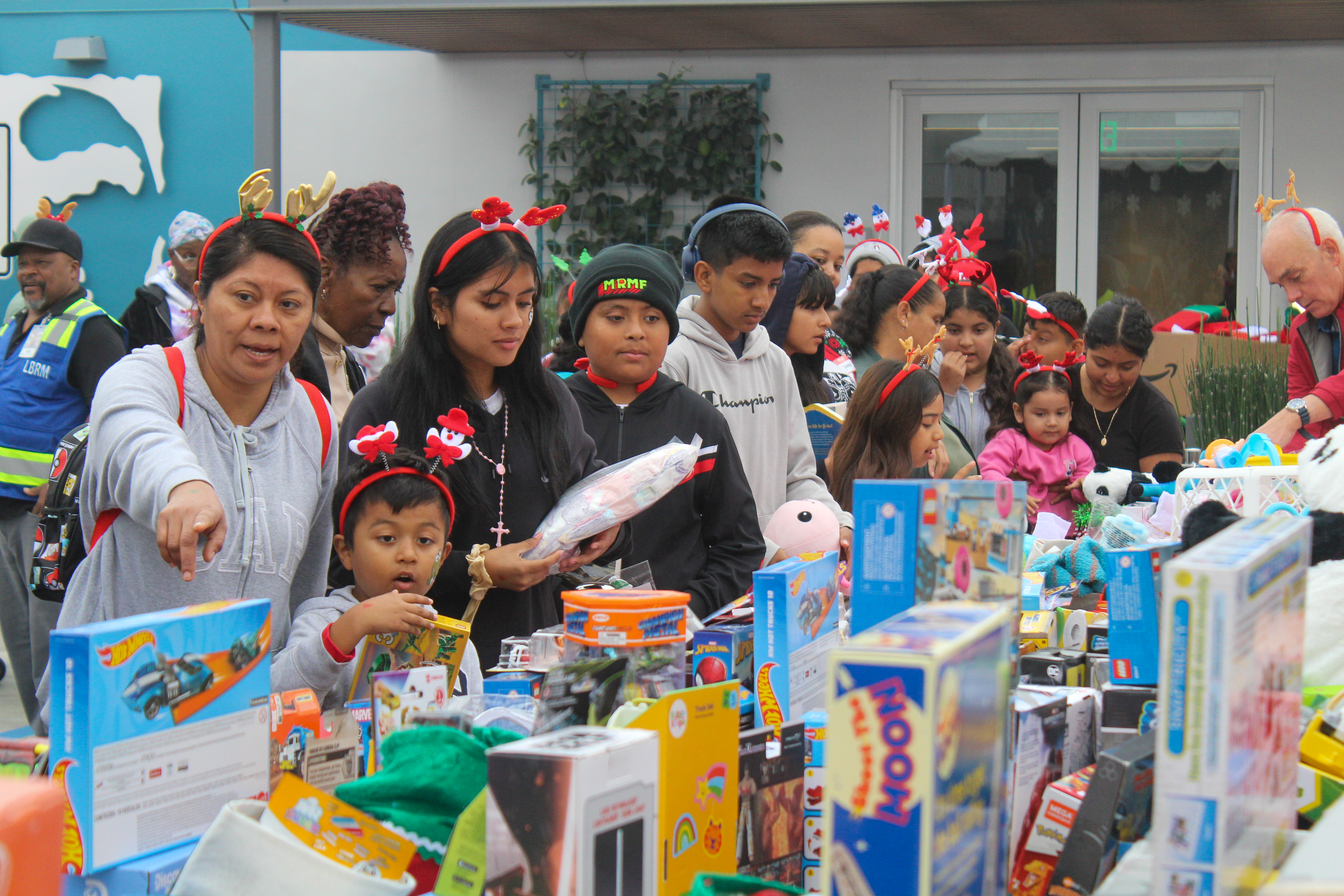 Hundreds of children and families attended the Long Beach Rescue...