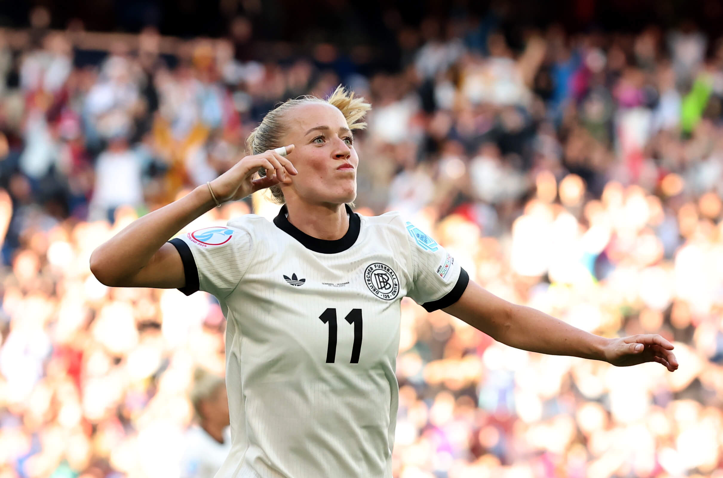 Schuller playing for Germany