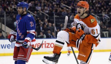 Cutter Gauthier scores twice as Ducks beat Rangers – Orange County Register