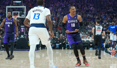 Westbrook makes history, Sacramento Kings coast past Mavs