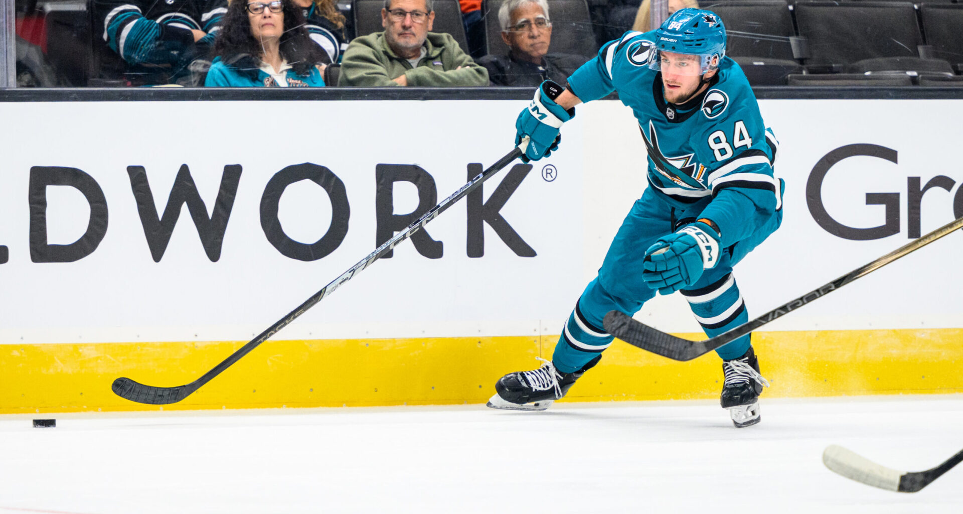 San Jose Sharks forward Pavol Regenda