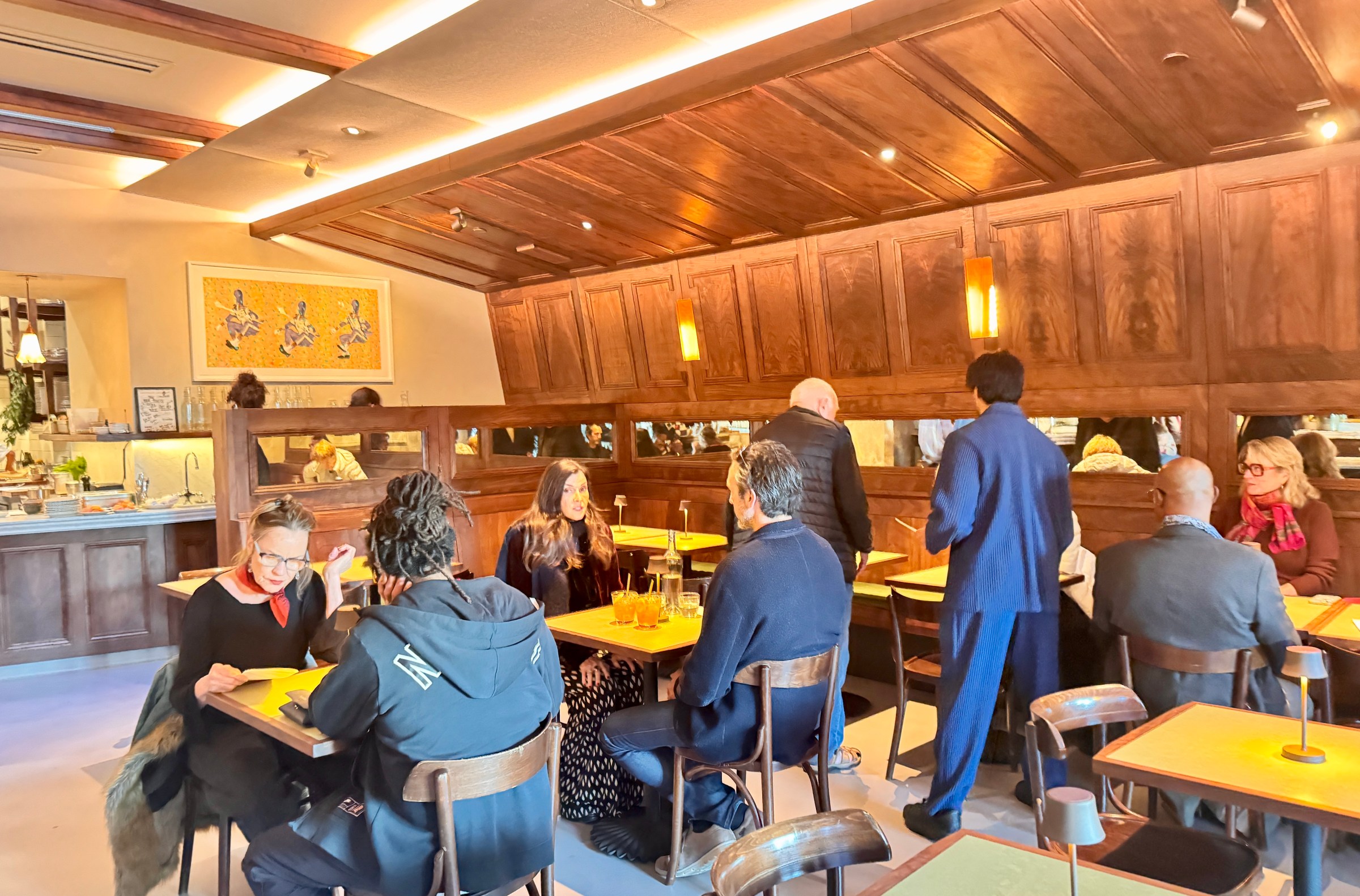 The interior at Bar Panisse in Berkeley.