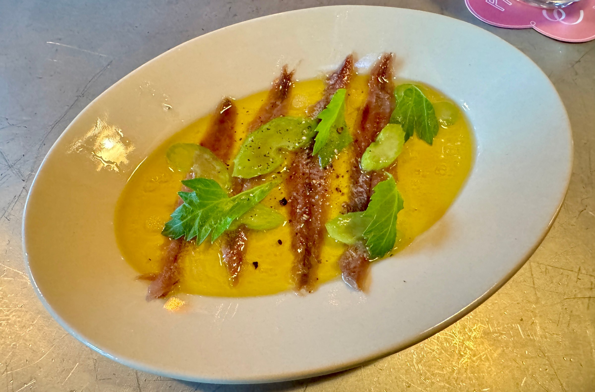 Anchovies at Bar Panisse in Berkeley.