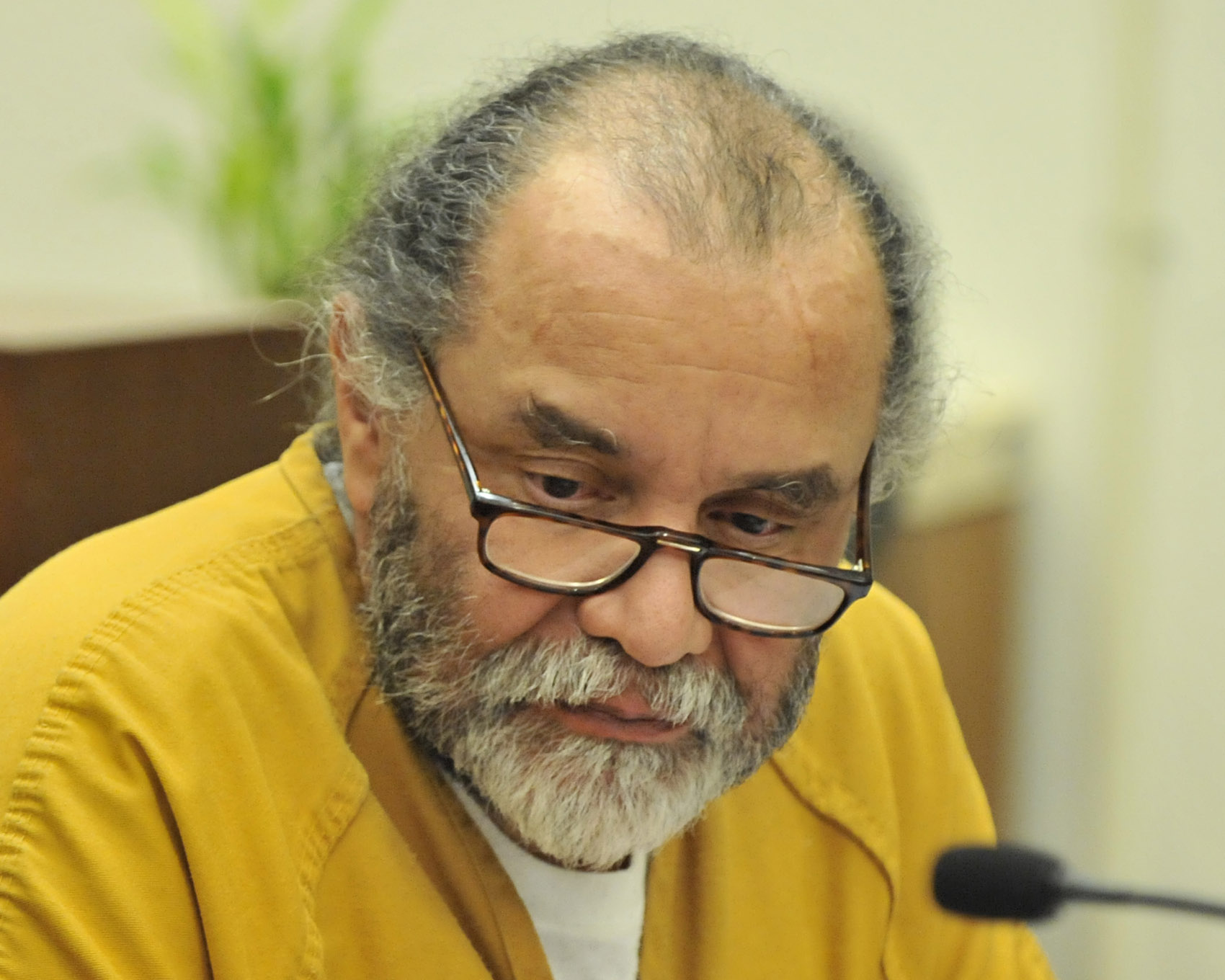 Benjamin Wayne Watta sits in the Santa Ana courthouse with...