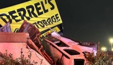 SUV Crashes Into Fresno, CA, Self-Storage Facility