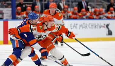 Islanders overcome key injury to take down Ducks