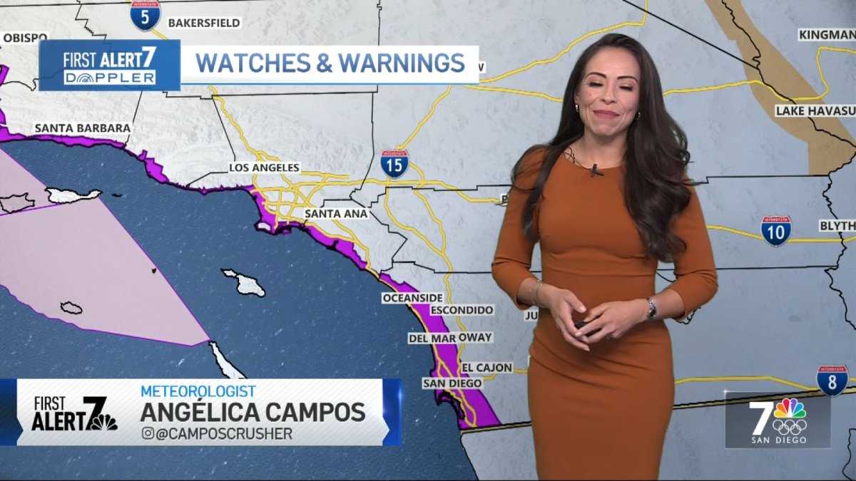 Angelica Campos’ morning forecast for December 27, 2025 – NBC 7 San Diego