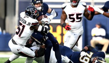 Chargers O-line, receivers, special teams all get Fs