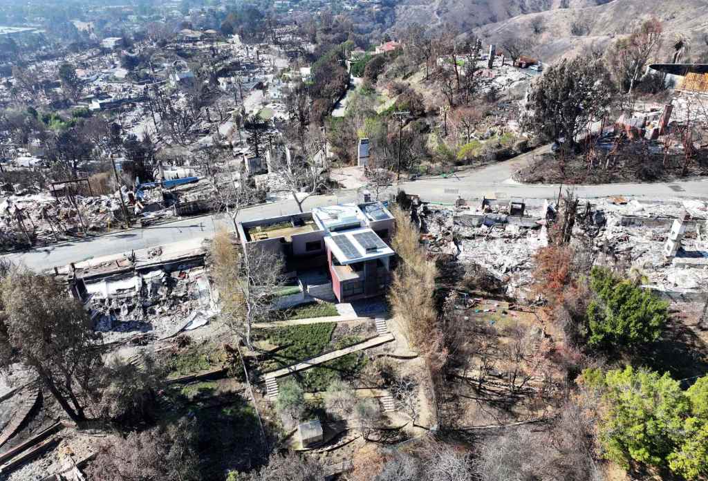 Study finds clearing vegetation prevented home damage in LA fires