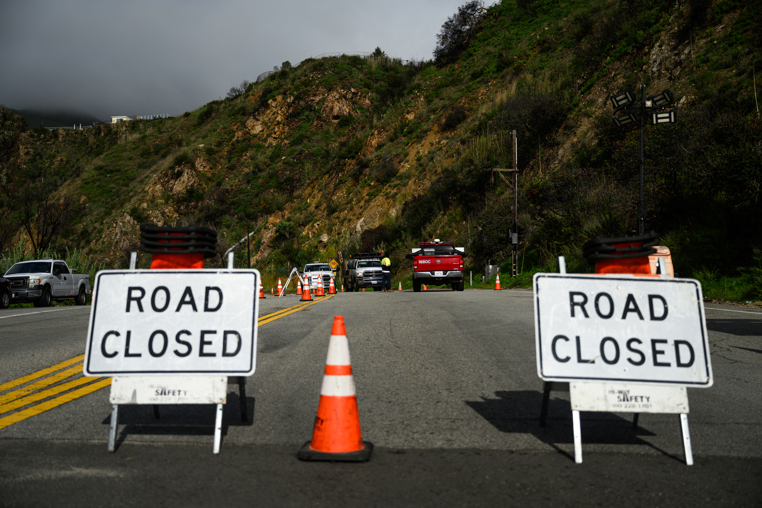 Topanga Canyon Boulevard is closed from Pacific Coast Highway to...