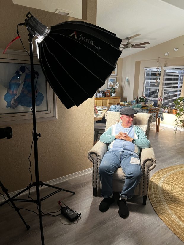 Jim Dunn was nicknamed "A man of nine lives" because, in addition to HIV, he developed squamous cell cancer atop his head, a tumor wrapped around his jaw, and brain and esophageal cancer. (Patricia Defechereux)