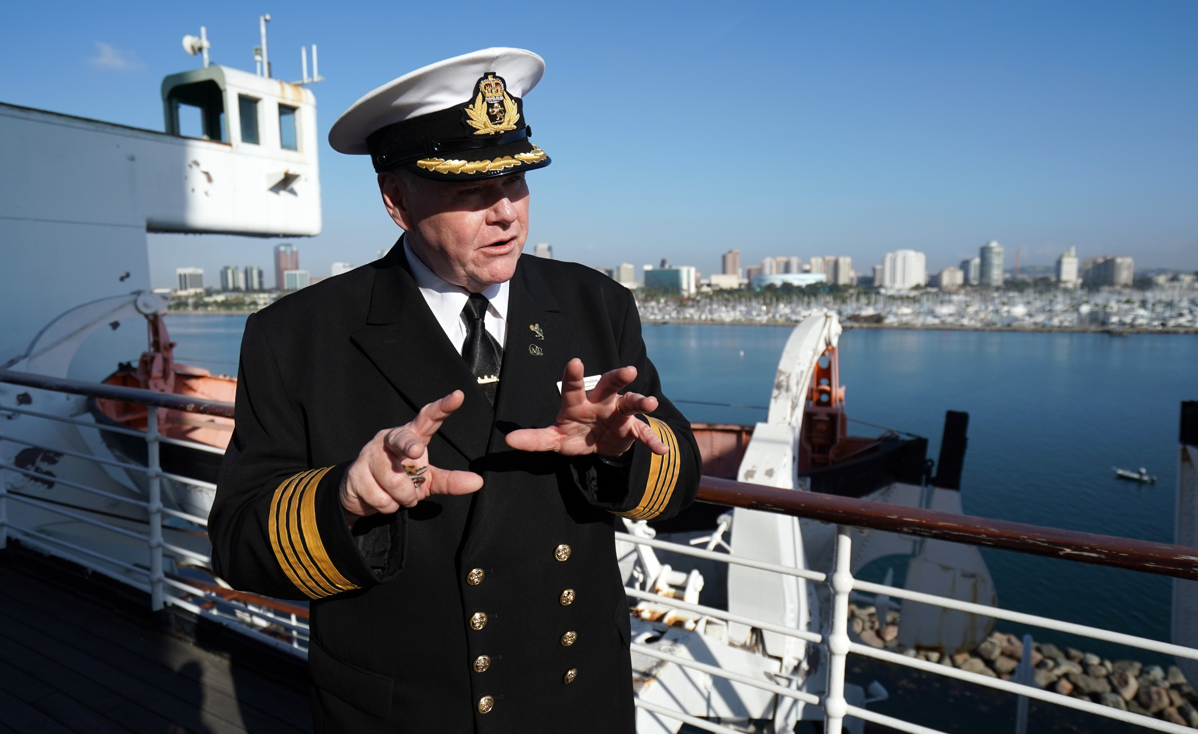Commodore Everette Hoard talks about the history of the Queen...
