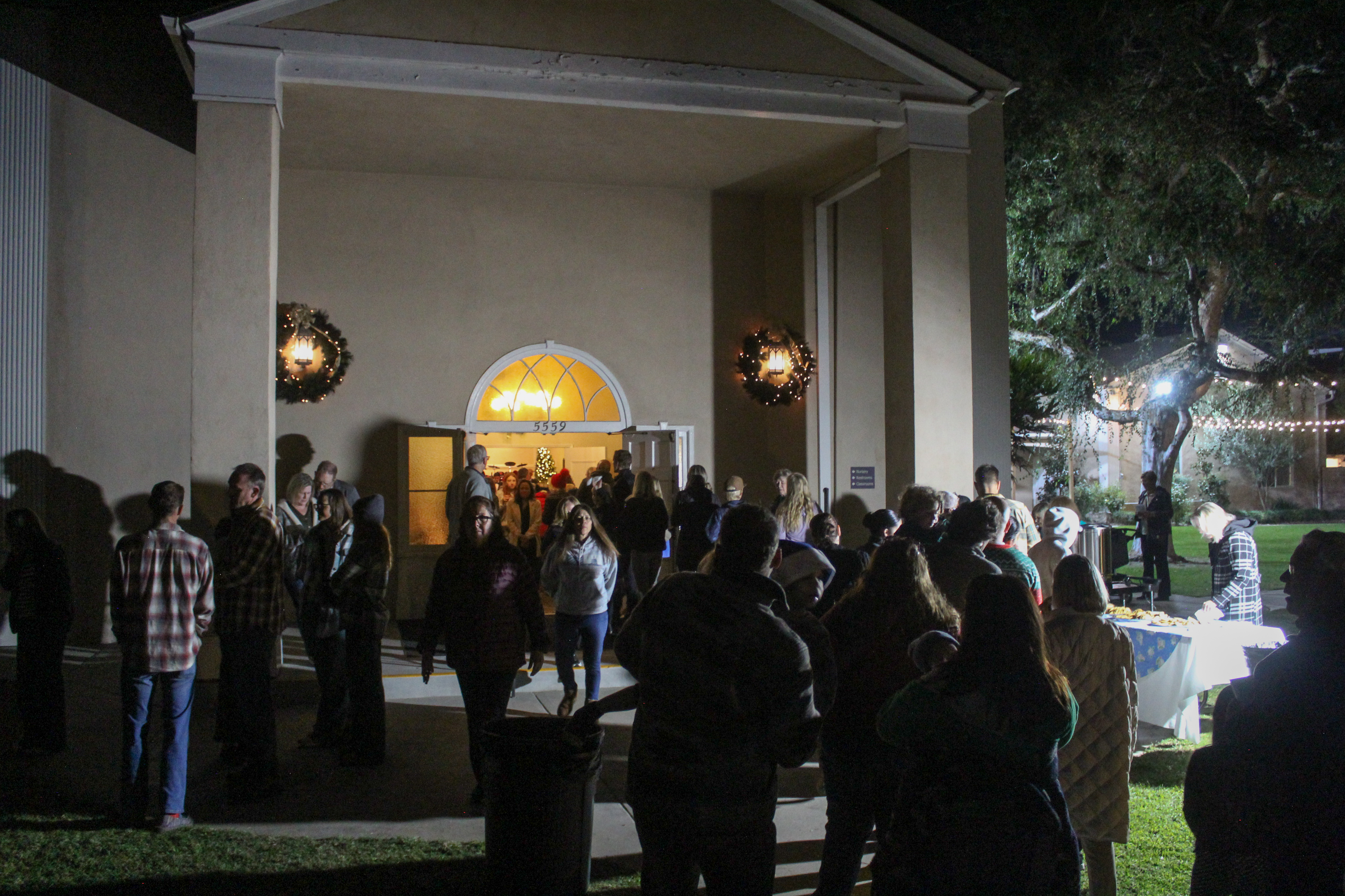 Attendees of the annual Portraits of the Prince of Peace...