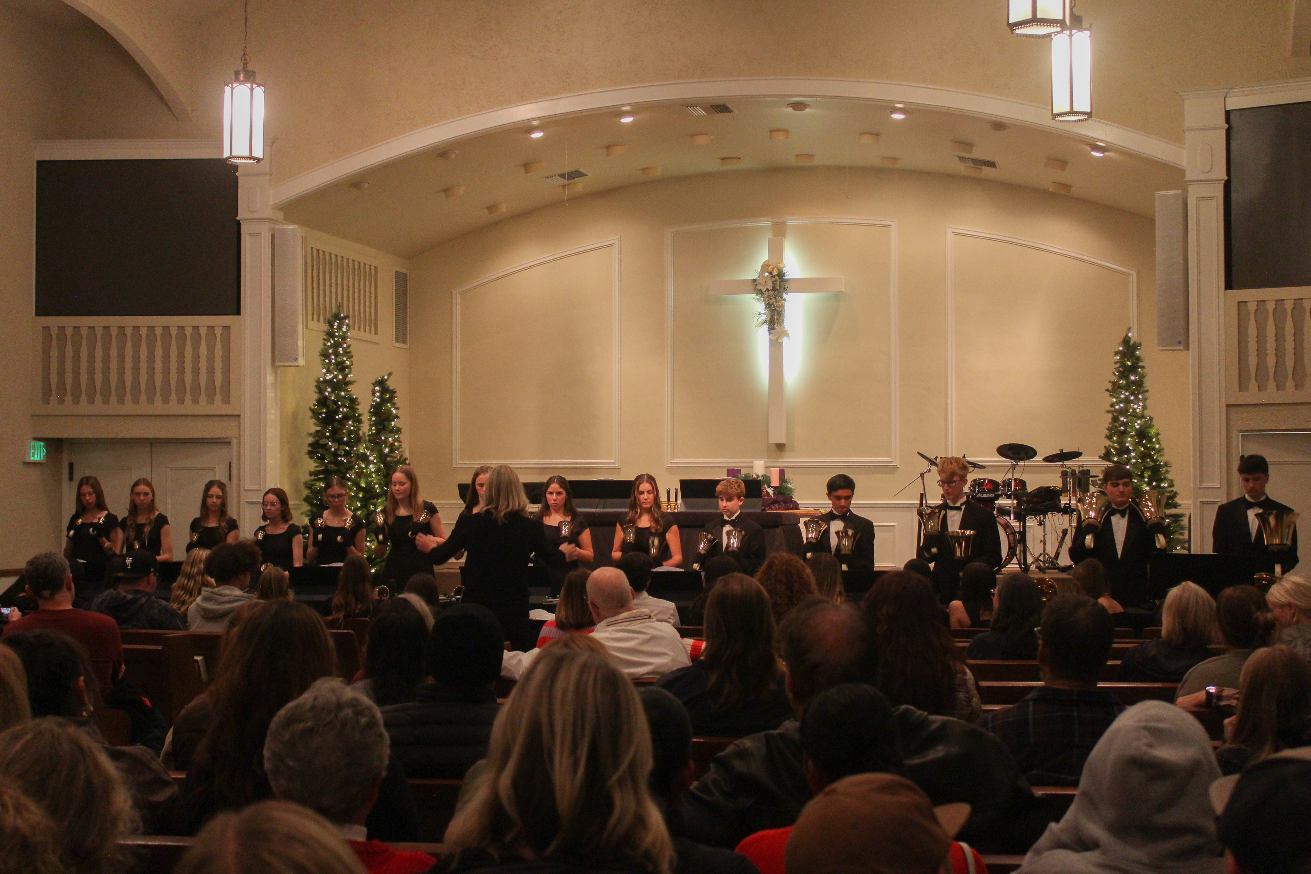 Valley Christian Handbells performing at the Long Beach Christian Reformed...