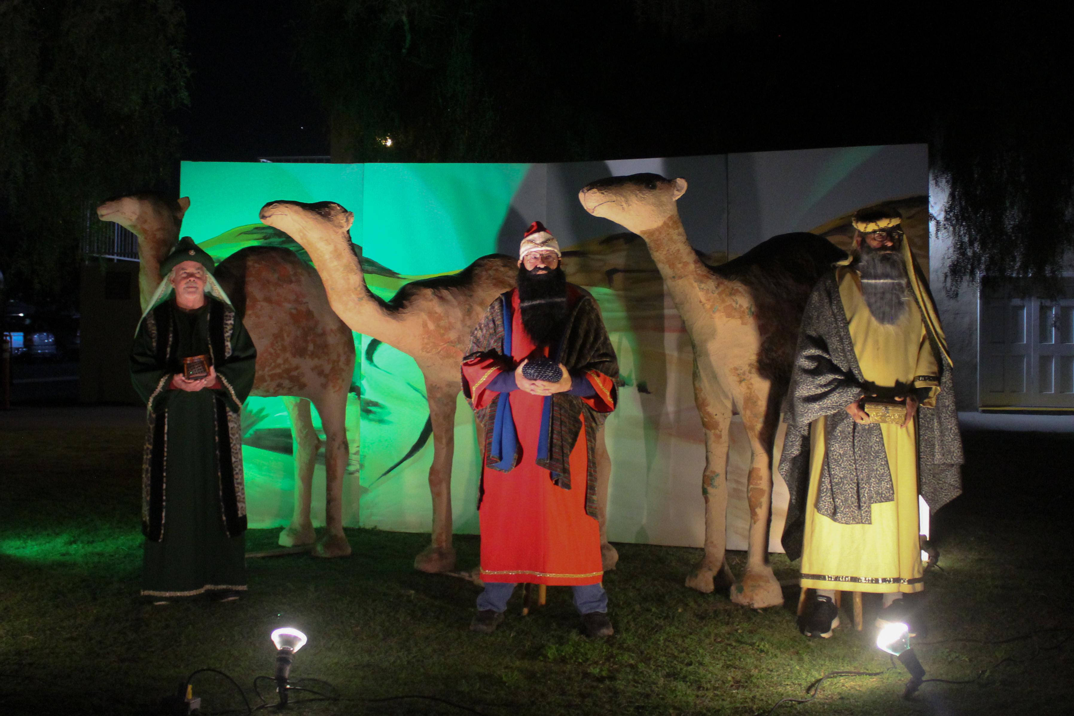 The three Wisemen are depicted at the annual Portraits of...