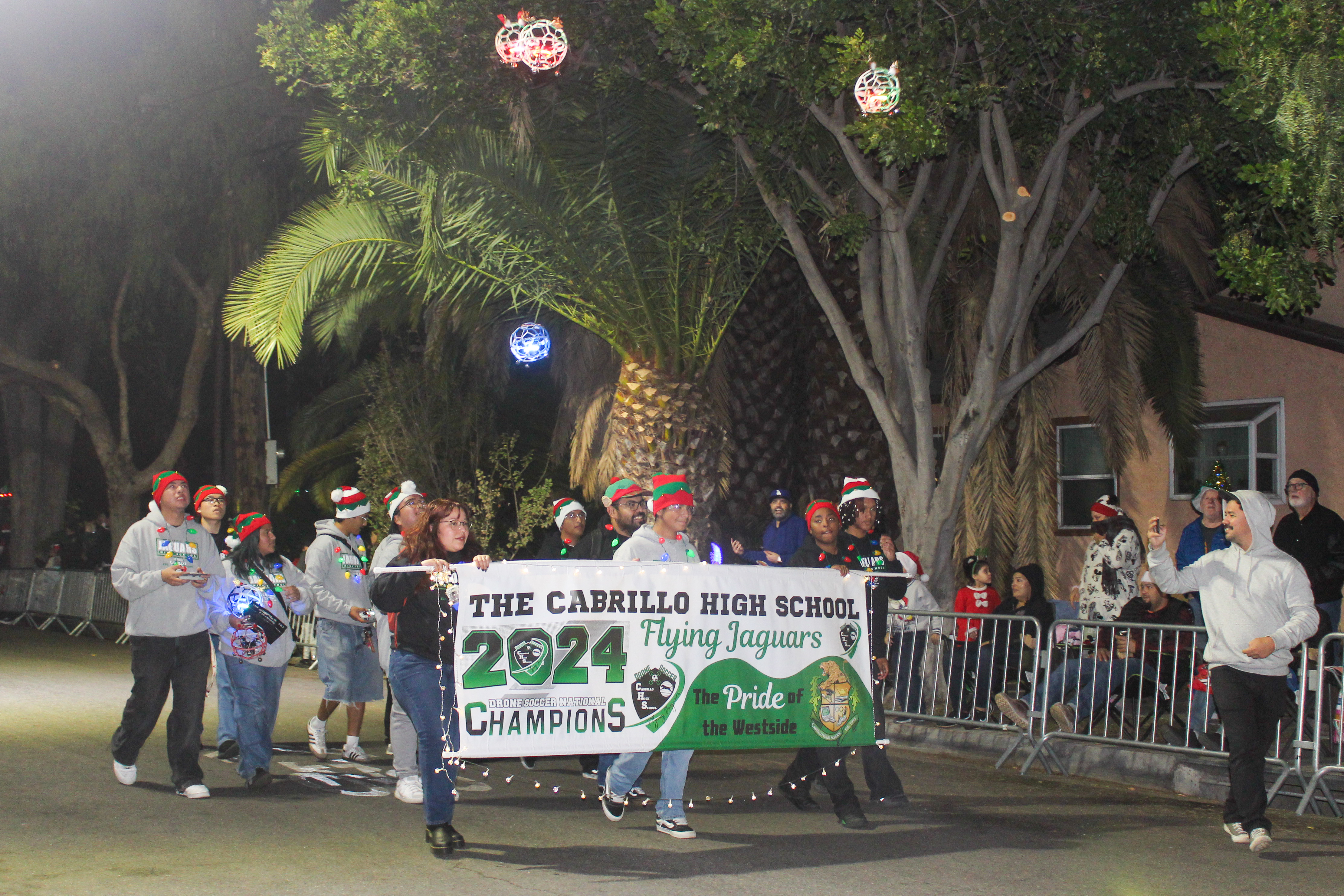 Cabrillo High School’s drone soccer team participated in Long Beach’s...