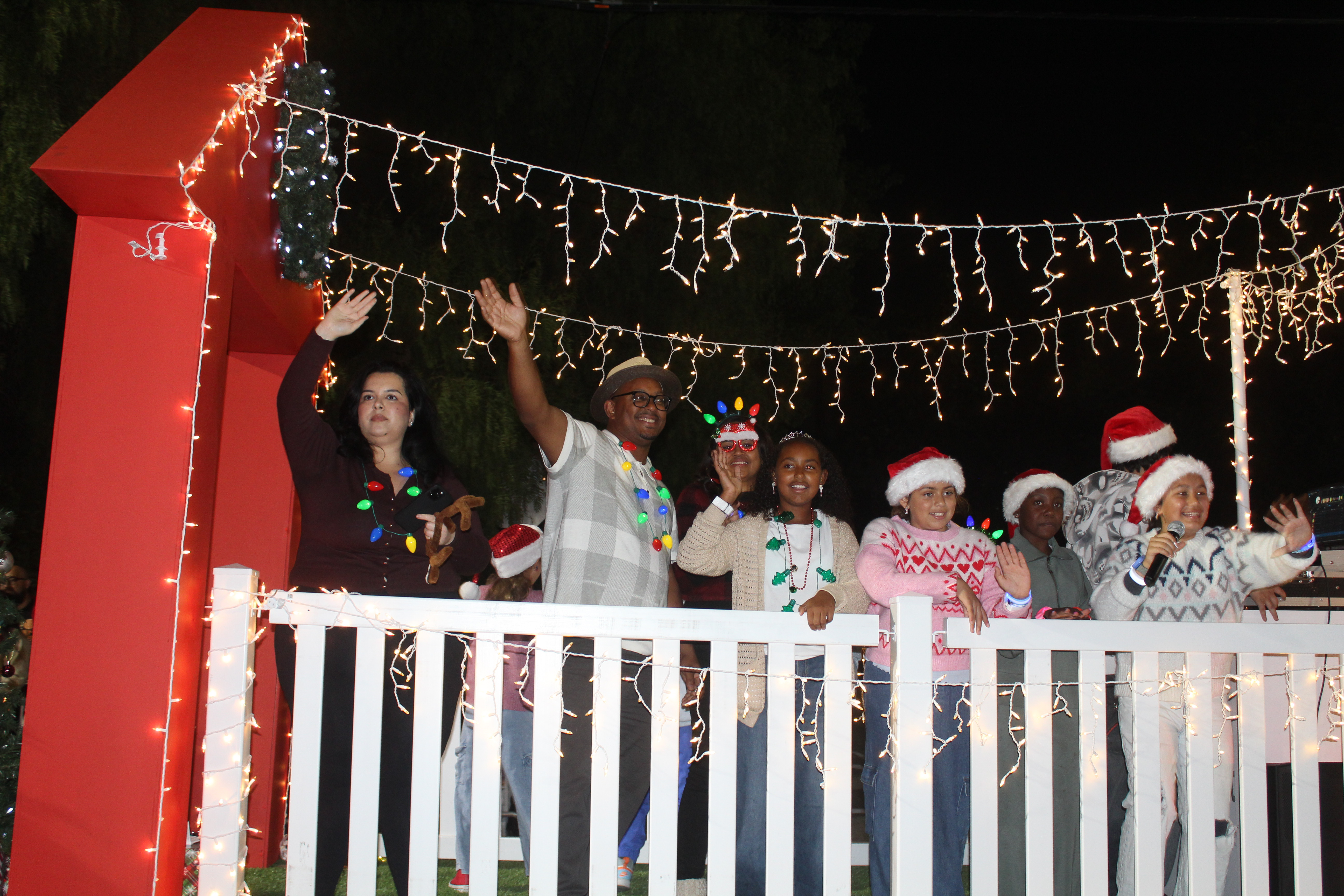 Mayor Rex Richardson and his family at Long Beach’s 71st...