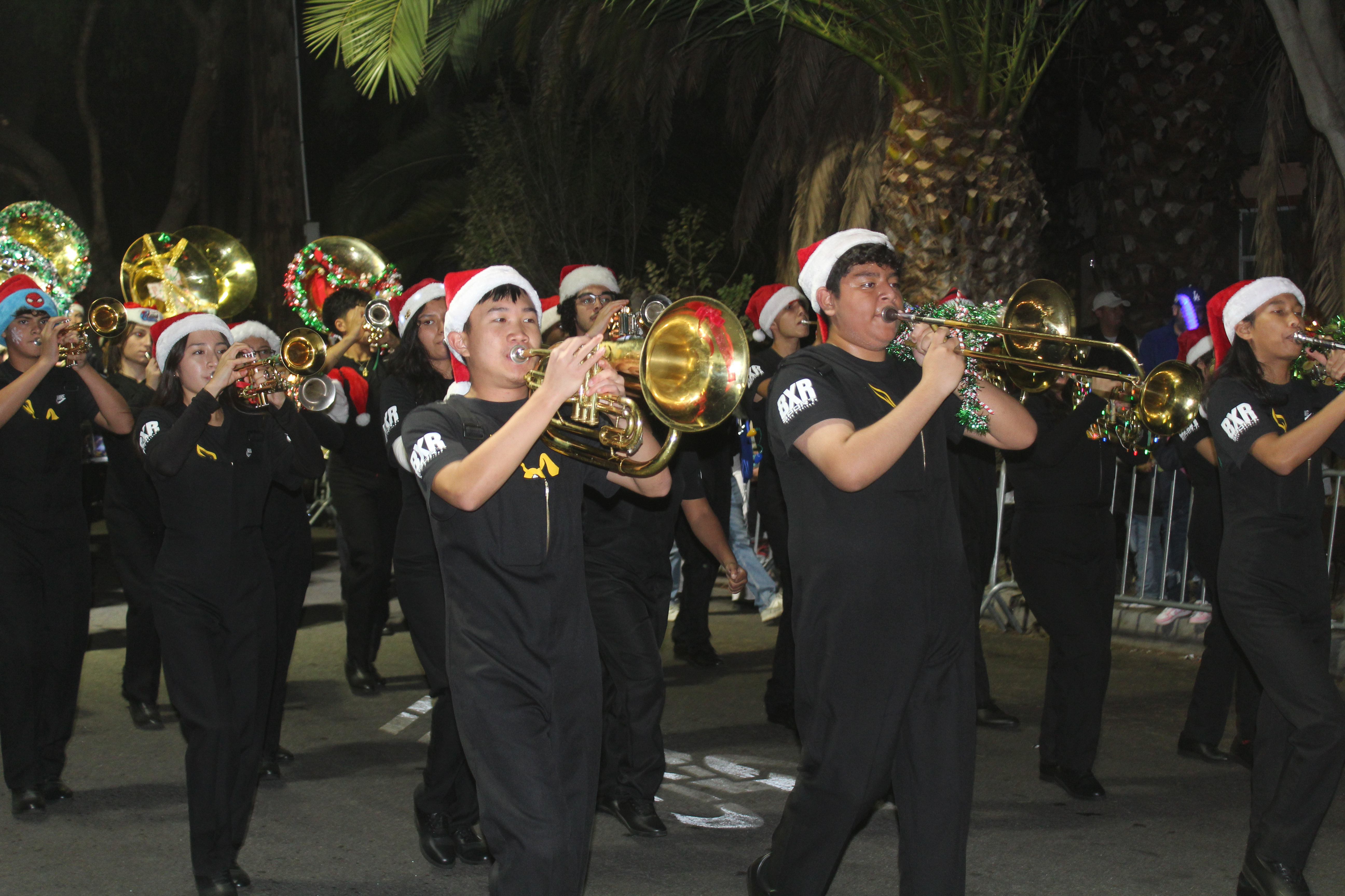 Poly High School’s marching band performed at Long Beach’s 71st...