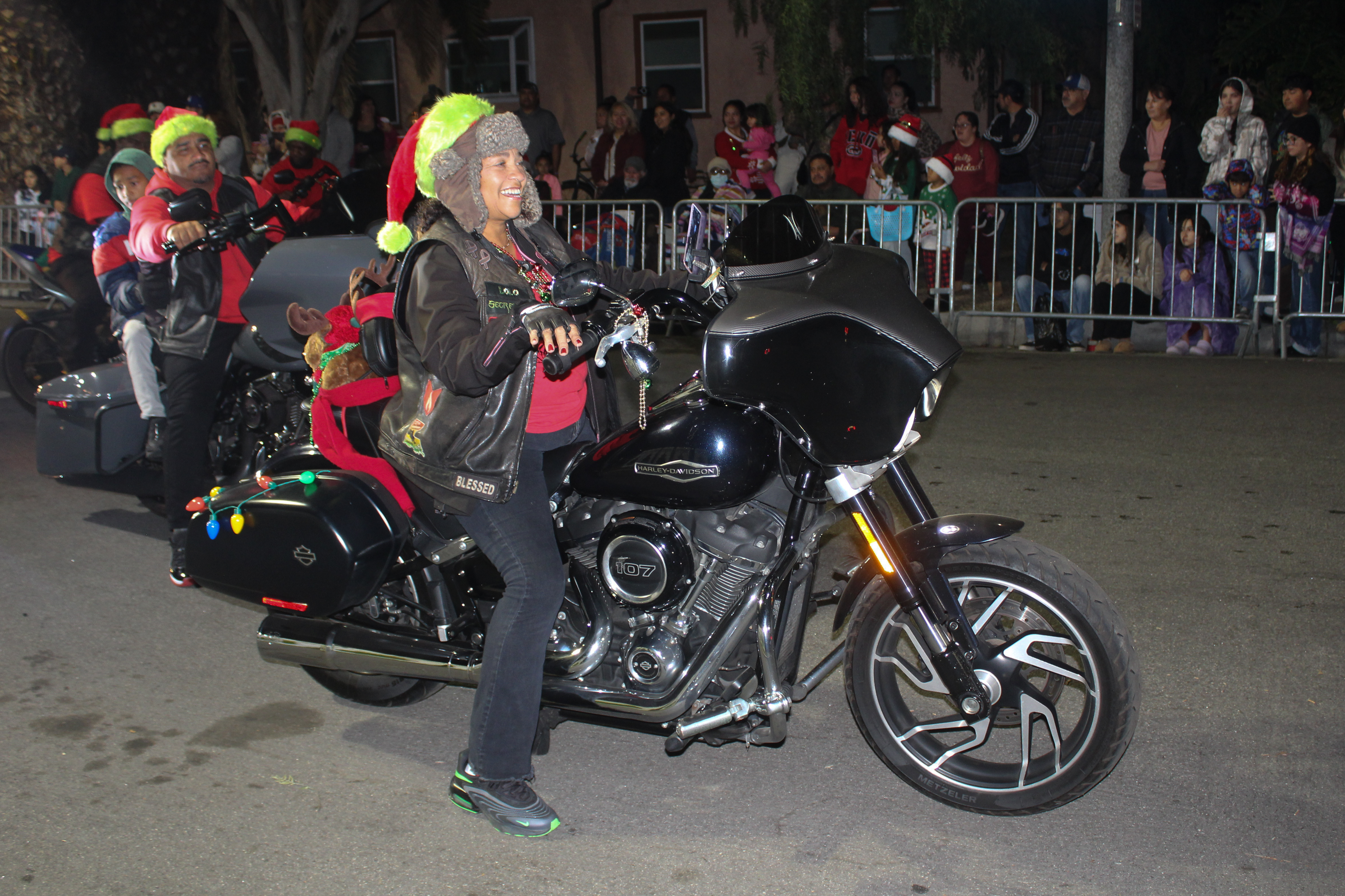 Wanted Ridaz, a local motorcycle group, at Long Beachâs 71st...