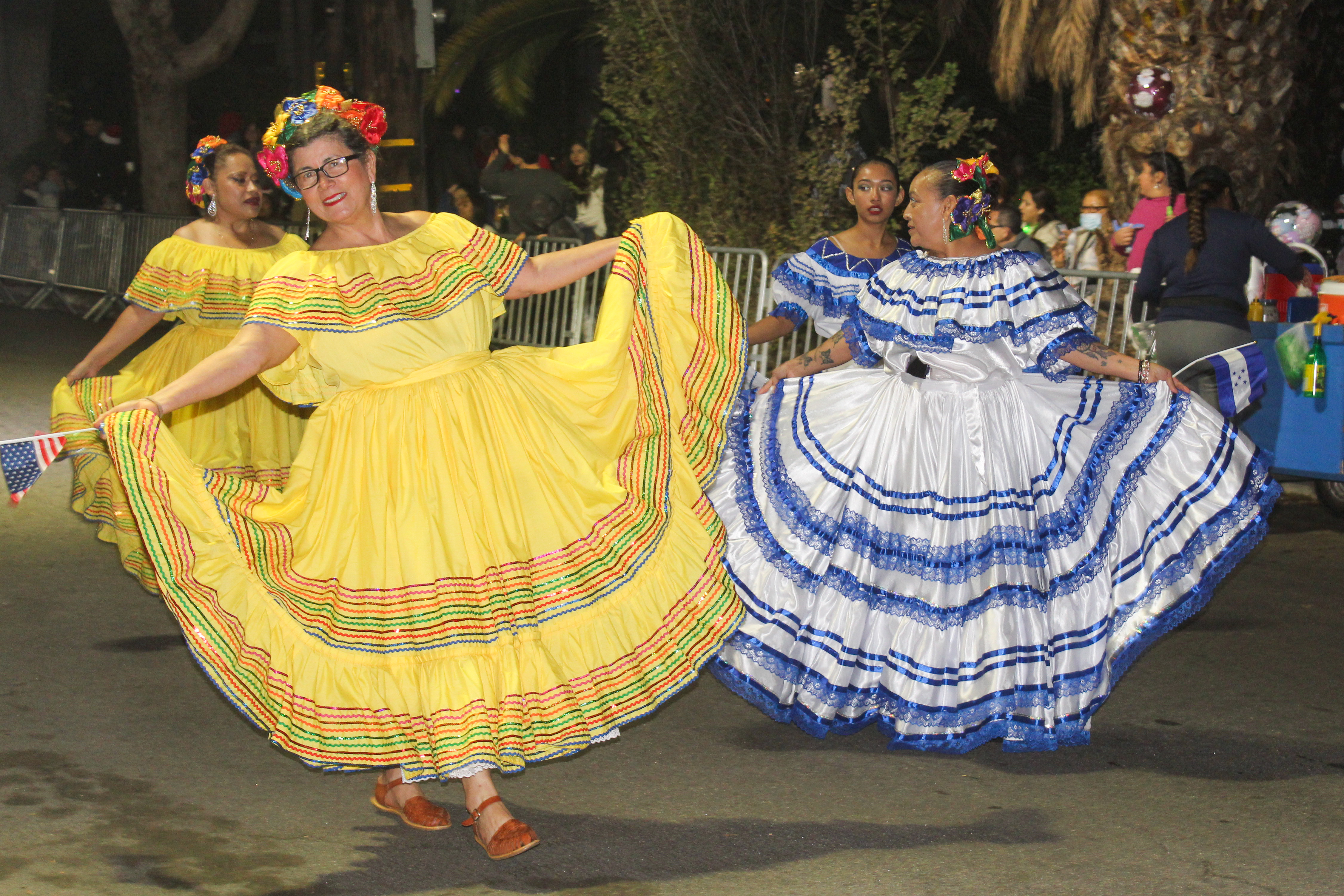 Folklorico dancers performed during Long Beachâs 71st annual Daisy Lane...