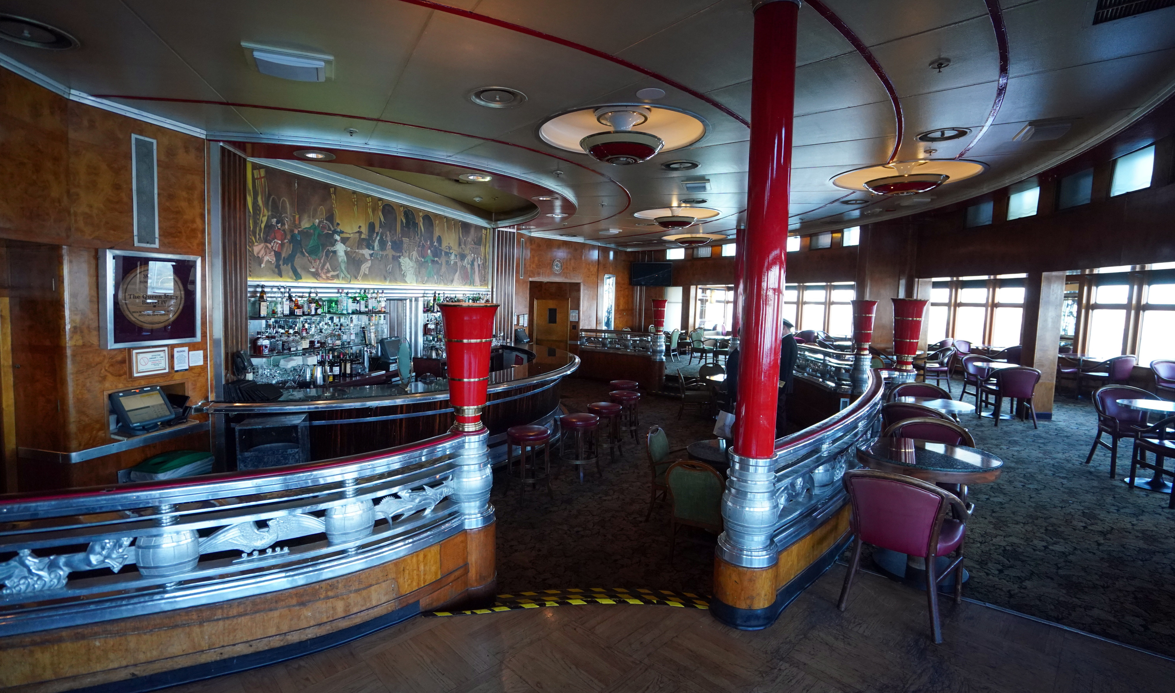 The Art Deco Observation Bar is the most popular bar...